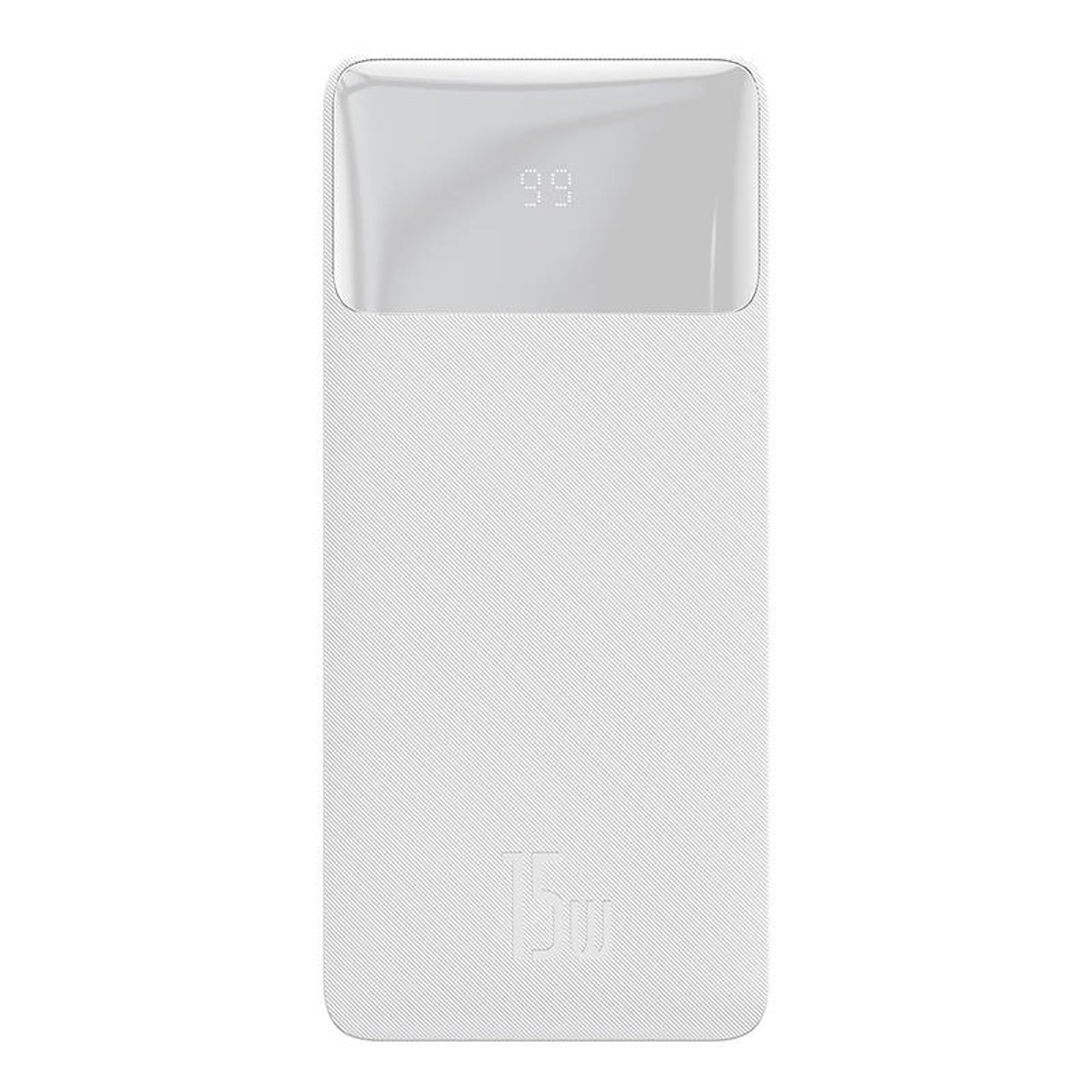 Baseus Bipow Powerbank, 30000mAh, 15W, fehér (PPBD050202)