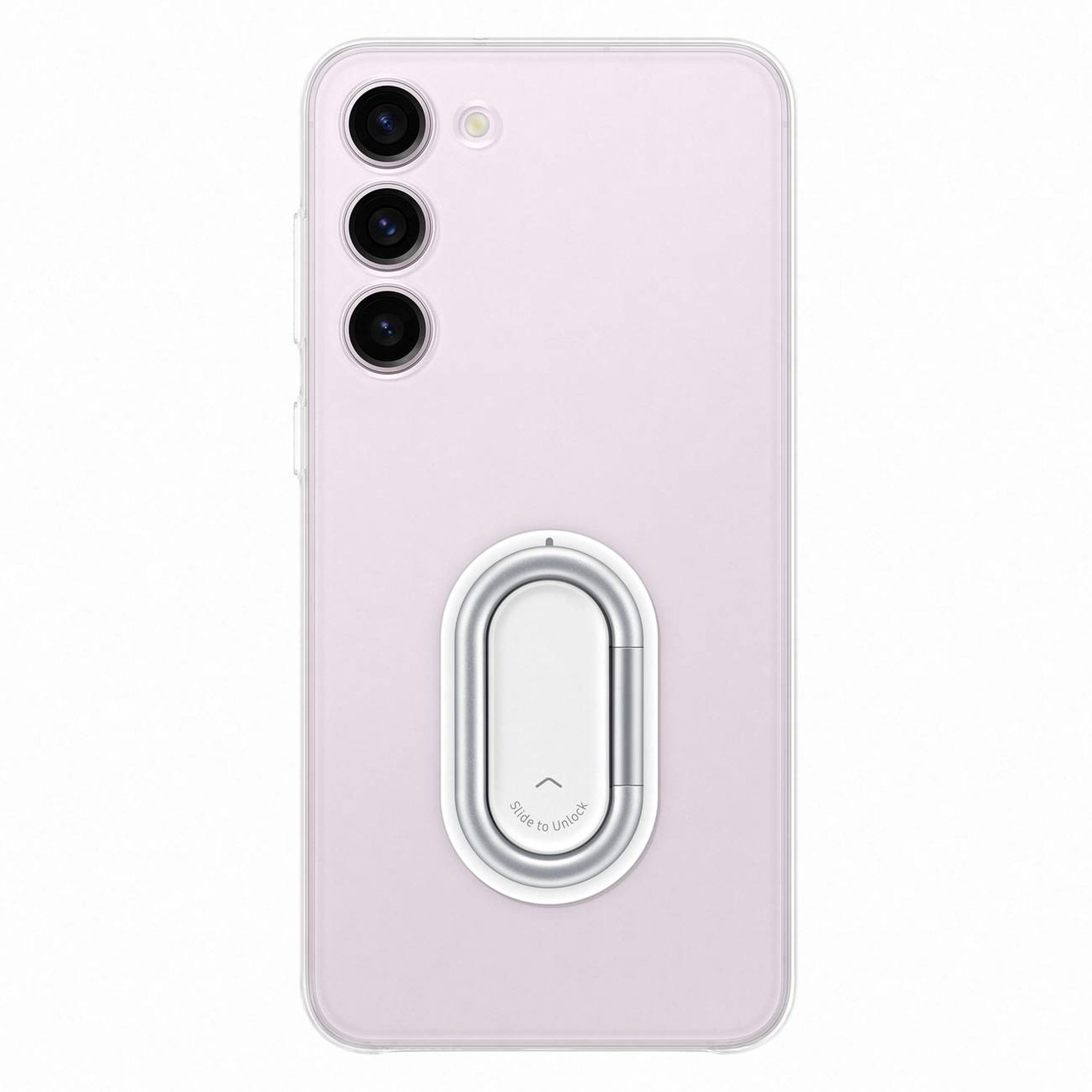 Samsung Clear Gadget Case Samsung Galaxy S23+ készülékhez, fedőgyűrűtartó állvány átlátszó (EF-XS916CTEGWW)