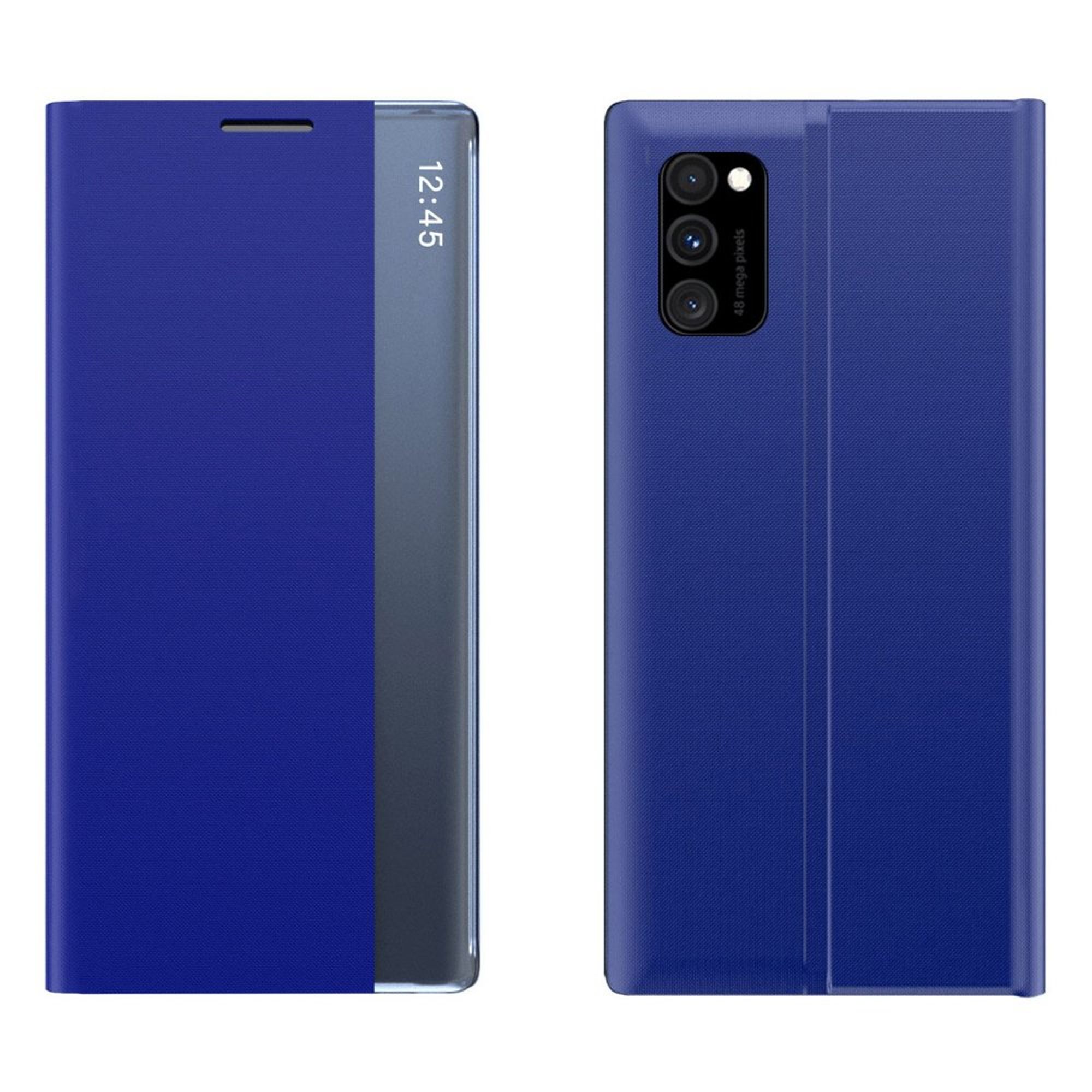Új Sleep Case flip cover állvány funkcióval Xiaomi Redmi Note 11 Pro+ 5G (Kína) / 11 Pro 5G (Kína) / Mi11i HyperCharge / Poco X4 NFC 5G kék