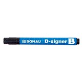 Donau D-signer táblamarker B fekete 2-4 mm kerek hegy