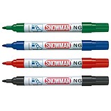 Snowman NG-12 alk. Marker kék, kerek hegy