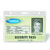 3L azonosítókártya tartó nyakbaakasztható műanyag vízszintes 91x68 mm 10 db / csomag 11305
