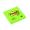 3M Post-it öntapadós jegyzettömb 76x76mm 100 lap neon zöld kocka 654NG