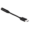 Adapter USB Type C audio jack 3.5 mini jack fekete
