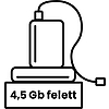 Adathordozóra írás, hozott (flash drive, winchester), 4,5 Gb felett minden megkezdett 4Gb