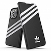 Adidas OR Booklet Case PU iPhone 13 Pro / 13 6.1" fekete fehér/fekete fehér 47112