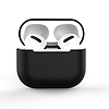 AirPods 2 tok / AirPods 1 szilikon puha tok fejhallgatóhoz fekete (C tok)