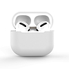 AirPods Pro tok, szilikon puha fülhallgató fedél fehér (C tok)