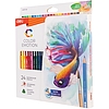 Akvarellceruza készlet, papírdobozban, DELI COLOR EMOTION, 24 különböző szín (DEC00720)