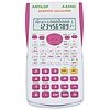 Antilop A-8200C színes számológép tudományos 10 + 2 számjegy 240 funkció fehér pink gombokkal