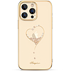 Arany kristályokkal díszített Kingxbar Wish Series tok iPhone 14 Plus-hoz