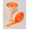 Árazószalag 22x16mm fluo narancs stancolt olasz Meto árazókhoz 42 tekercs/csomag