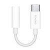 Audiokábel 3,5 mm-es jack csatlakozó a C típusú USB-hez Foneng BM21, fehér (BM21 White)