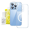 Baseus Crystal iPhone 14 Pro Max Átlátszó mágneses tok és üvegfólia (ARJC010102)