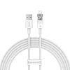 Baseus Explorer sorozatú USB kábel - Lightning 2.4A 2 m fehér (CATS010102)