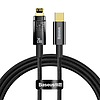 Baseus Explorer USB-C-Lightning kábel, 20W, 1m fekete (CATS000001)