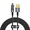 Baseus Explorer USB-Lightning kábel, 2,4A, 2m fekete (CATS000501)