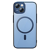 Baseus Glitter iPhone 14 Plus Átlátszó mágneses tok és üvegfólia, kék (ARMC010603)