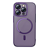 Baseus Glitter iPhone 14 Pro Mágneses telefontok, üvegfólia és tisztítókészlet, lila (ARMC010805)
