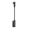 Baseus L45 USB-C - Mini Jack 3,5 mm-es csatlakozó és USB-C audioadapter, fekete (CATL45-01)