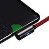 Baseus Legend Series USB-C - USB-C ferde kábel, PD, 100 W, 1 m, piros (CACS000609)