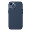 Baseus Liquid Silica iPhone 14 Plus Átlatszó mágneses tok + üvegfólia, kék (ARYC000603)