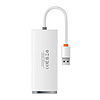 Baseus Lite Series 4 az 1-ben USB - 4x USB 3.0 hub, 25 cm Fehér (WKQX030002)