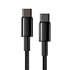 Baseus Tungsten Gold USB-C-USB-C kábel, 100 W, 2 m, fekete (CATWJ-A01)