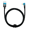 Baseus USB-C - Lightning MVP 20 W 1 m-es kábel, fekete-kék (CAVP000221)