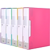 Bemutatómappa, 100 zsebes, PP, A4, feliratozható, kemény borító, DELI Rio PRO, vegyes színben (DEL05037)