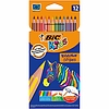Bic Kids Evolution Stripes színesceruza készlet 12db-os famentes, hatszög 950522