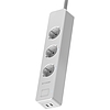 Blitzwolf BW-SHP9 intelligens elosztó 3 aljzat + 2x USB, 15A, 3300 W