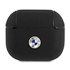 BMW BMA3SSLBK AirPods 3 borító csarny/fekete eredeti bőr ezüst logó
