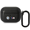 BMW BMAP22PVTK AirPods Pro borító fekete/fekete bőr ívelt vonal