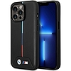 BMW BMHMP13X22PVTK tok iPhone 13 Pro Max 6,7"-hez - fekete Steppelt Tricolor MagSafe