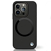 BMW BMHMP14XSILBK2 tok iPhone 14 Pro Max 6,7"-hez - fekete Signature Liquid Silicone MagSafe