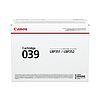 Canon CRG-039 Black lézertoner eredeti 11K 0287C001