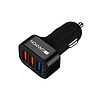 Canyon Autós töltő adapter 3 x USB  aljzattal szivargyújtóhoz 2,1A CNE-CCA07B