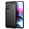 Carbon Case Flexibilis Cover TPU tok Motorola Moto G100 / Edge S fekete