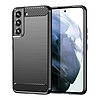 Carbon Case Flexibilis TPU burkolat Samsung Galaxy S22 + (S22 Plus) fekete