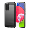 Carbon Case Flexible Cover Sleeve Samsung Galaxy A53 5G fekete