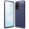 Carbon Case Flexible Cover TPU tok Huawei P40 kék