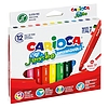 Carioca Jumbo filctoll vízbázisú tintal,kimosható 6mm 12 db-os 40569