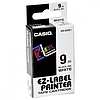 Casio XR-9 WE1 feliratozószalag 9mm x 8m fehér - fekete