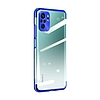 Clear Color Case Gel TPU Galvanizáló keret burkolat Xiaomi Redmi Note 10 5G / Poco M3 Pro kékhez