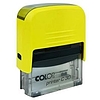 Colop Printer C 30 szövegbélyegző önfestékező neon sárga ház fekete párnával 18x47 mm védőtalppal