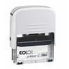 Colop Printer C 30 szövegbélyegző önfestékező nyári színek fehér ház fehér alsó résszel fekete párnával 18x47 mm