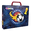 Colorino Füzetbox Futball, A4, PP, fogantyúval és gumiszalaggal