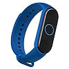 Csere szilikon csuklópántos karkötő karkötő karkötő Xiaomi Mi Band 5 sötétkékhez