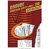 Danube MT-71403 63,5x38,1mm 3 pályás univerzális etikett kerekített sarkú 21 címke/ív 100ív/doboz